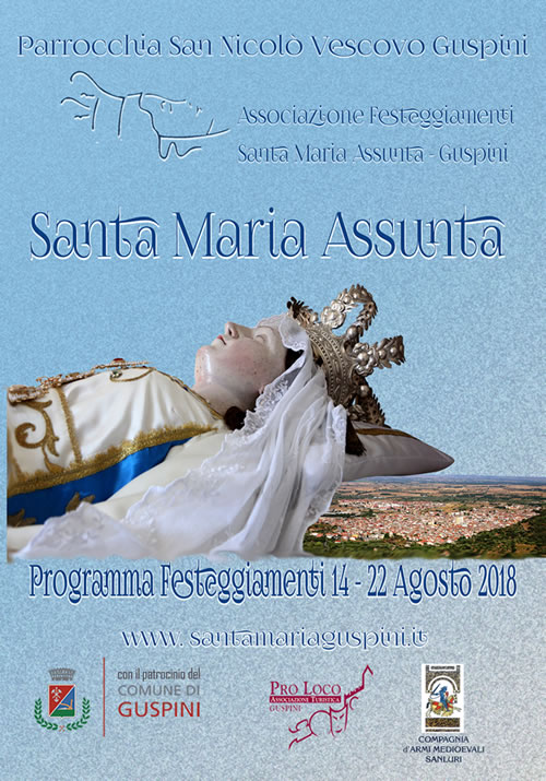 Programma festeggiamenti Santa Maria Assunta - Guspini